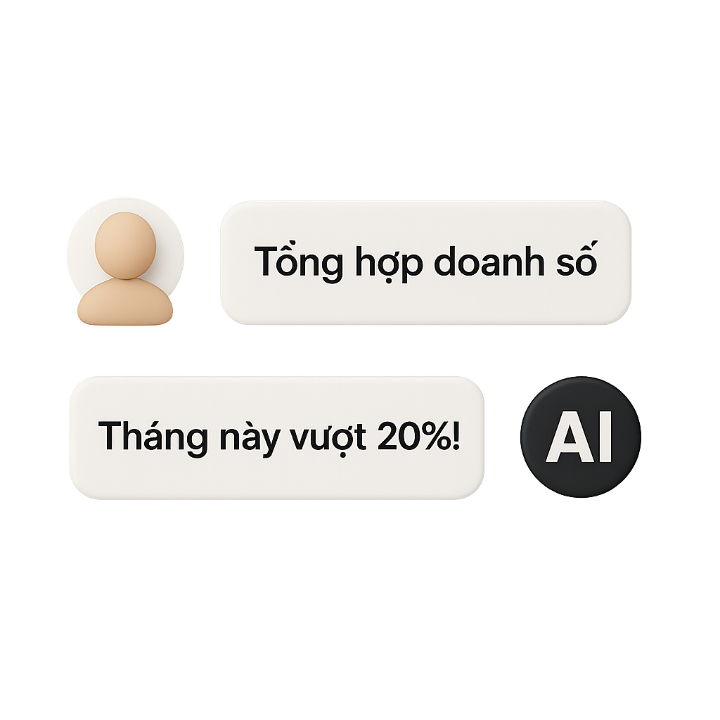 AI conversation interface in Lotics