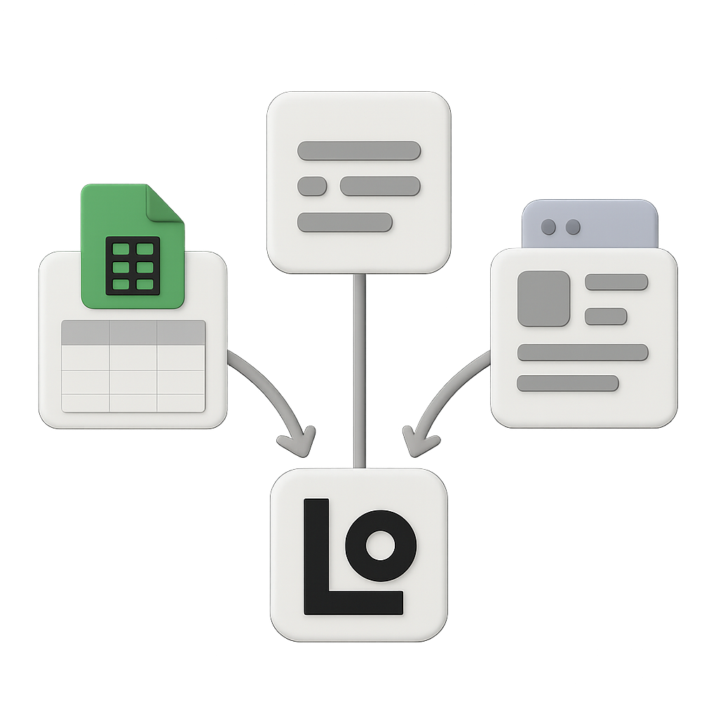 One place for your data - table, calendar, board, gallery in Lotics